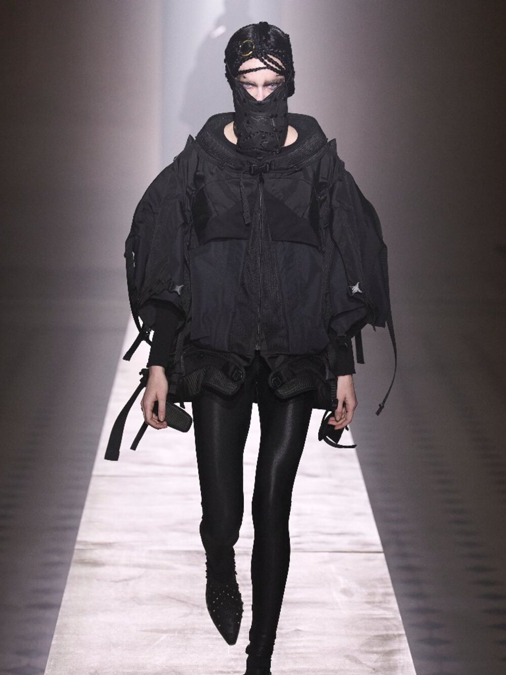 Junya Watanabe 2023AW Runway Kashmir Deconstructed Backpack Reassembled Jacket